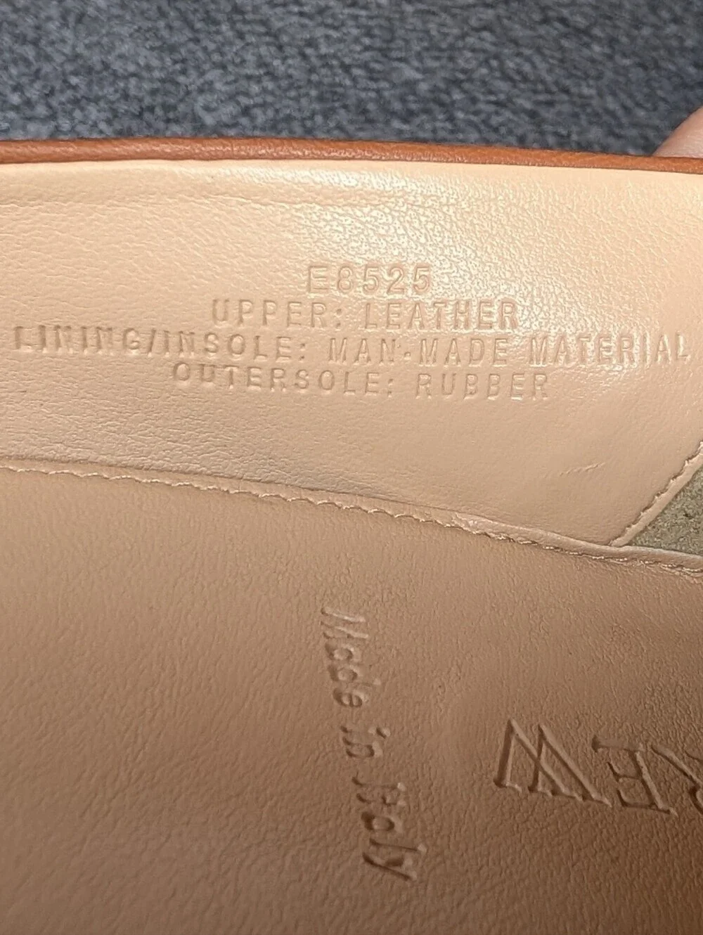 J. Crew Cece Ballet Flat Leather Burnt Sienna Women's 10